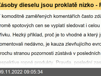 Zásoby dieselu jsou proklatě nízko - Rozbřesk