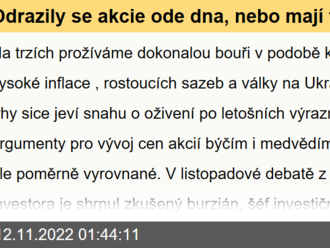 Odrazily se akcie ode dna, nebo mají to nejhorší stále před sebou?