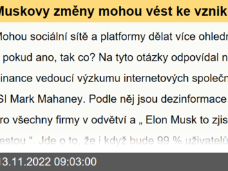 Muskovy změny mohou vést ke vzniku nového Twitteru - Víkendář