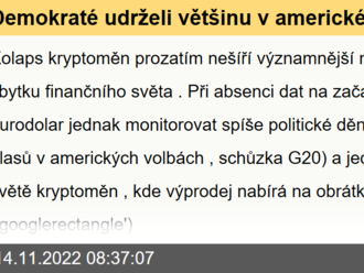 Demokraté udrželi většinu v americkém Senátu