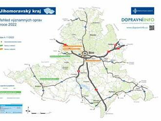ŘSD: Aktualizovaný přehled oprav dálnic a silnic I. tříd na území Jihomoravského kraje – listopad 2022