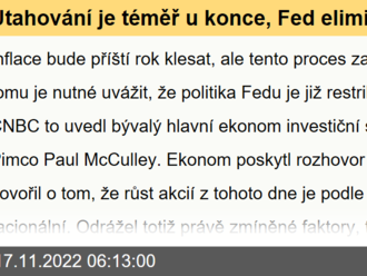 Utahování je téměř u konce, Fed eliminoval nadšení pro spekulace a realitnímu trhu dal ránu - McCulley