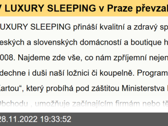 V LUXURY SLEEPING v Praze převzali ocenění Visa Czech Top Shop v kategorii Česko Platí Kartou