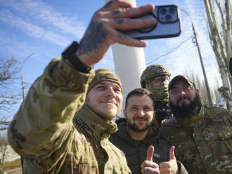 Zelenskyj ukázal, kto je v Chersone doma