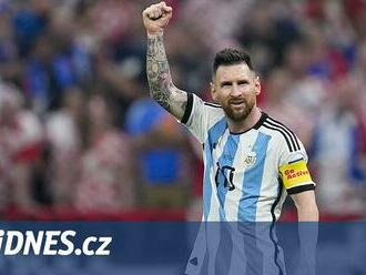 Nejvíc startů i argentinských gólů. Messi má nové rekordy mistrovství světa