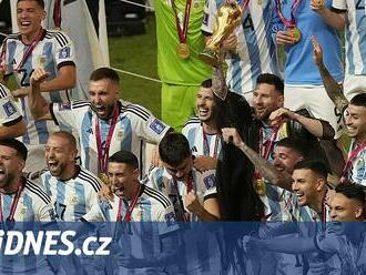 Argentina je po triumfu na MS druhá v žebříčku FIFA, Češi klesli na 38. místo