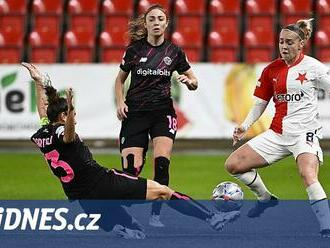 Fotbalistky Slavie v posledním zápase Ligy mistryň prohrály s AS Řím 0:3