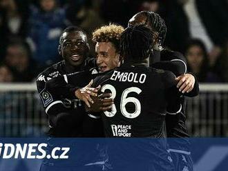 Monaku zajistil vítězství v Auxerre sedmnáctiletý debutant Ben Seghir