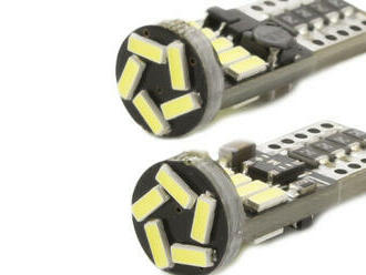 LED žiarovka - CAN127 - T10   - 150 lm - can-bus - SMD 3W - 2 ks / balenie.