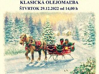 SANE KONE ZIMNÁ KRAJINA – KLASICKÁ OLEJOMAĽBA - výtvarná dielňa