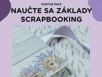 Tvorivý workshop - Naučte sa základy - scrapbooking