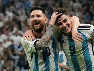 Messi s Álvarezom zničili Chorvátov. Argentína v Katare zabojuje o titul