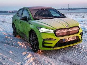 TEST: Škoda Enyaq Coupe RS - jak funguje nejsilnější elektromobil Škodovky v -10 °C?