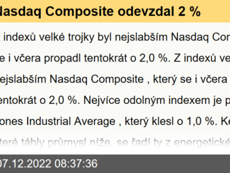 Nasdaq Composite odevzdal 2 %