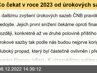 Co čekat v roce 2023 od úrokových sazeb a koruny?  