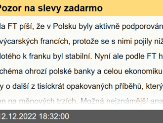 Pozor na slevy zadarmo