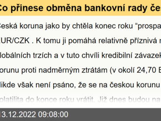 Co přinese obměna bankovní rady české koruně? - Rozbřesk