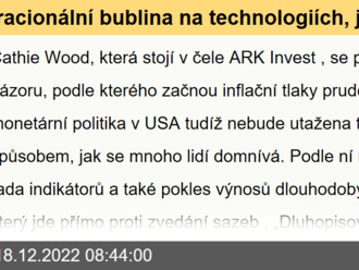 Iracionální bublina na technologiích, jenže obráceně - Víkendář