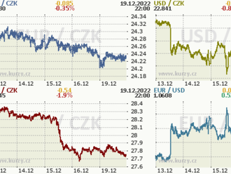 Koruna stále poblíž nejsilnější úrovně od začátku roku.  