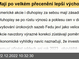 Mají po velkém přecenění lepší výchozí pozici v USA akcie, nebo dluhopisy?