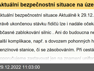 Aktuální bezpečnostní situace na území Jordánského hášimovského království