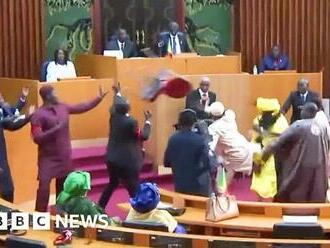 Senegal's parliament brawls after MP hits woman colleague