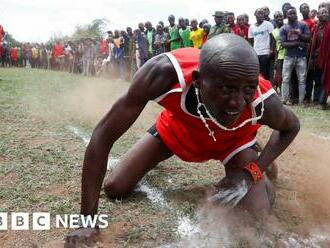 Kenya Maasai Olympics: Hundreds gather for lion hunt alternative