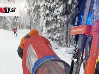 Horskí záchranári pomáhali v Kremnických vrchoch mladému skialpinistovi