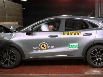 Ford Puma prišiel v Euro NCAP o jednu hviezdu. Môže za to hlavne chýbajúci stredový airbag