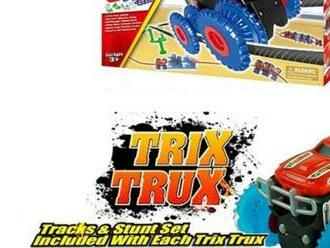 Trix Trux Monster dráha - kompletná flexibilná dráha a 1 autíčko.