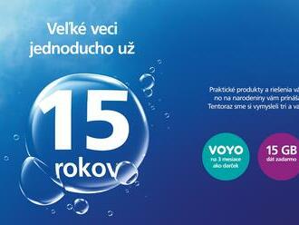 O2 oslavuje 15 rokov a rozdáva darčeky pre všetkých