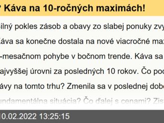 Káva na 10-ročných maximách!