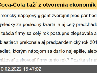 Coca-Cola ťaží z otvorenia ekonomík