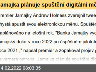 Jamajka plánuje spuštění digitální měny