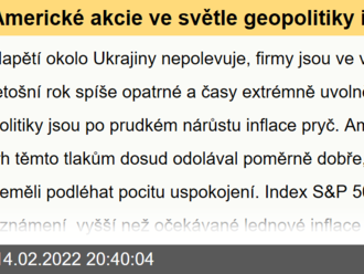 Americké akcie ve světle geopolitiky i technické analýzy: Bude hůře?