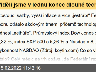 Viděli jsme v lednu konec dlouhé technologické rallye? Ne, jde spíše o rozlišení udržitelných a spekulativních technologií