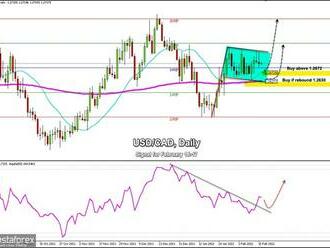 Obchodní signály pro pár USD/CAD na 16.–17. února 2022