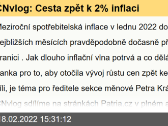 ČNvlog: Cesta zpět k 2% inflaci