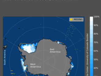 Tání ledu v Antarktidě je letos rekordní