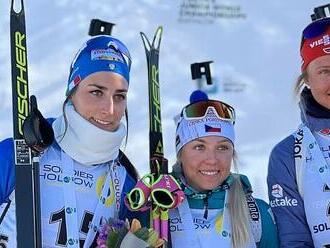 Juniorská mistryně světa v biatlonu. Voborníková v USA k bronzu přidala zlato