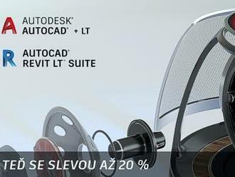 Ušetřete až 20 % na programu AutoCAD či Revit LT  