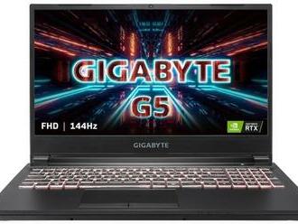 15.6'' pro hraní ve Full HD, se základní RTX grafikou NVIDIA - Gigabyte G5