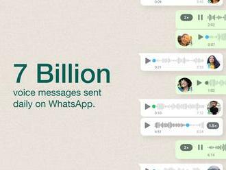 WhatsApp významne vylepšuje hlasové správy