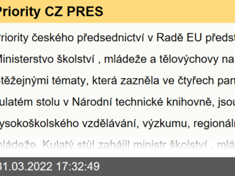 Priority CZ PRES