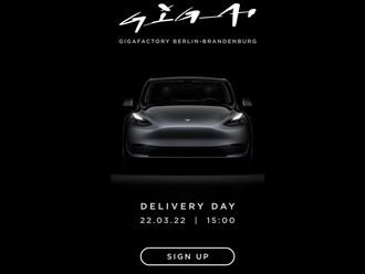 Tesla Model Y: první elektromobily vyjedou z Gigatovárny Berlín už 22. března