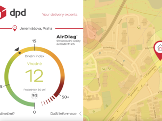 DPD měří kvalitu ovzduší, má na to speciální web