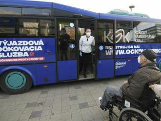 Košická župa ruší očkovací autobus aj výjazdovú službu. Centrum zostáva