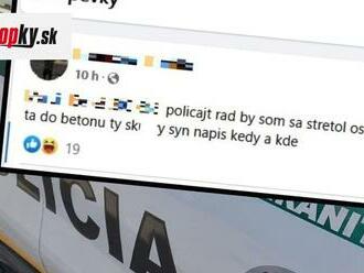 Za status na sociálnej sieti mu hrozí basa! Muž mal„husté“ slová na adresu policajta: Na krku má obvinenie