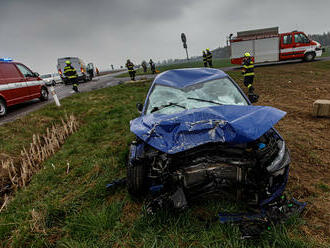 Na křižovatce silnici č. 285 s odbočkou na Velkou Jesenici a část Veselice zasahovali profesionální…