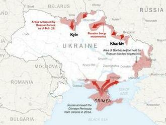 Ako sa mení mapa Ukrajiny v médiách